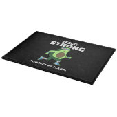 Planche À Découper Veggie Strong, Alimenté par les plantes (Coin)