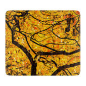 Planche À Découper Veines D'Or De L'Automne (Devant)