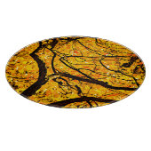 Planche À Découper Veines D'Or De L'Automne (Coin)