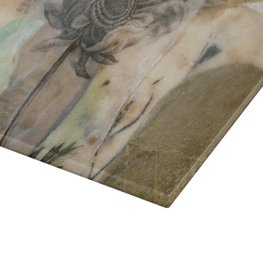 Planche À Découper Vellum Floral II (Coin)