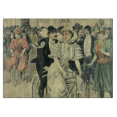 Planche À Découper Vélo neuf mariée et mariée Mariage victorienne (Devant)