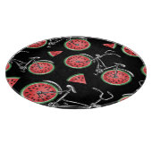 Planche À Découper Vélos à roue de pastèque, motif d'été. (Coin)