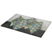 Planche À Découper Vendeur Origami Fortune sur papier géométrique (Coin)