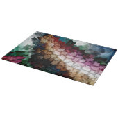 Planche À Découper Vent foncé centré sur le cube (Coin)