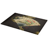 Planche À Découper Ventilateur oriental criblé au design floral (Coin)