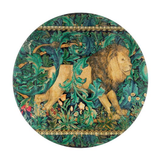 Planche À Découper VERDURE, ANIMAUX FORESTIERS LION Floral Cutter Boa (Devant)