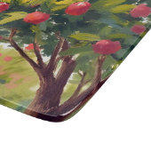 Planche À Découper Verger d'automne à l'aquarelle (Coin)