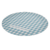 Planche À Découper Vérification de Buffalo Bleu Décoratif (Coin)