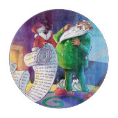 Planche À Découper Vérifier deux fois Père Noël (Devant)