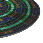 Planche À Découper Verre Abstrait en mosaïque #4 (Coin)
