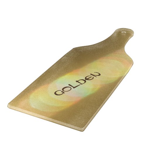 Planche À Découper Verre bronze doré (Coin)