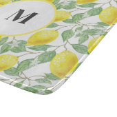 Planche À Découper Verre Citrons (Coin)