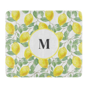 Planche À Découper Verre Citrons