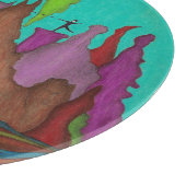 Planche À Découper Verre d'art de golf de disque (Coin)