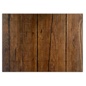 Planche À Découper Verre de bois rustique Faux (Devant)