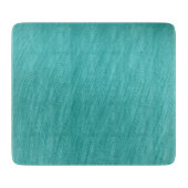 Planche À Découper Verre de délice Turquoise brossé (Devant)