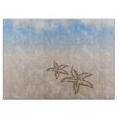 Planche À Découper Verre de plage Starfish (Devant)