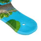 Planche À Découper Verre de plage tropicale (Coin)