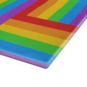 Planche À Découper Verre Fierté Entrelacée (Coin)
