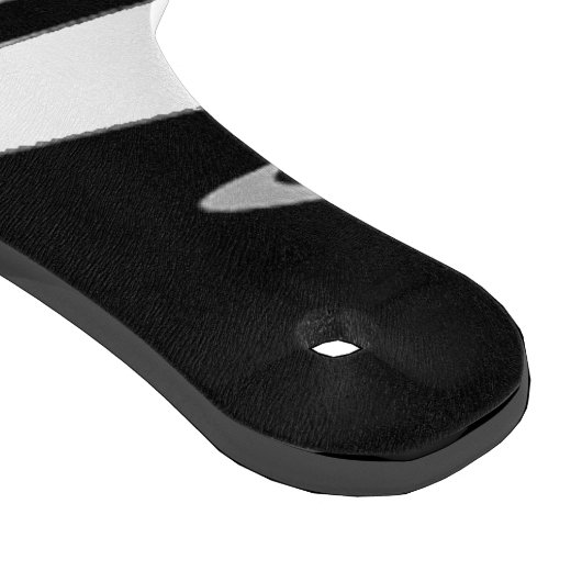 Planche À Découper Verre moderne noir et blanc (Coin)