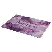 Planche À Découper Verre personnalisé en marbre (Coin)