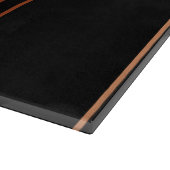 Planche À Découper Verre personnalisé orné de cuivre Lion (Coin)