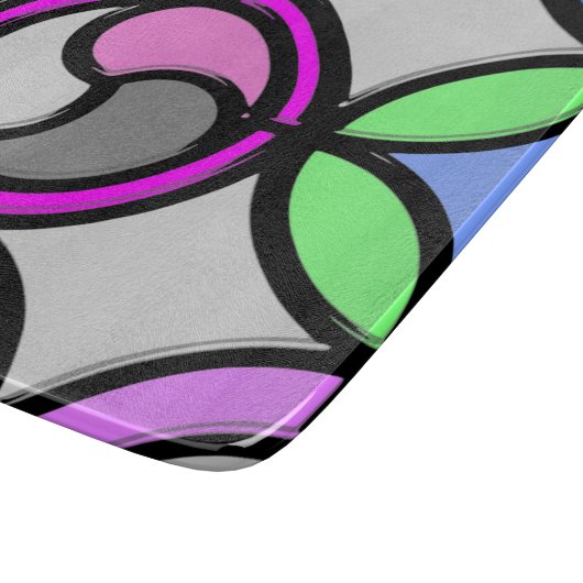 PLANCHE À DÉCOUPER VERRE STAINÉ (Coin)