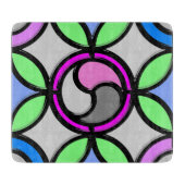 PLANCHE À DÉCOUPER VERRE STAINÉ (Devant)