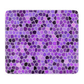 Planche À Découper Verre teinté violet (Devant)