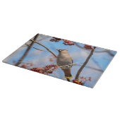 Planche À Découper Verrerie bohémienne, Faune Photographie Aviaire (Coin)