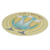 Planche à découper Verres à Champagne (Coin)