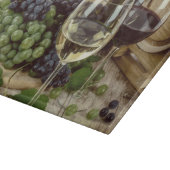 Planche À Découper Verres de vin rouge et blanc rustique Baril de rai (Coin)