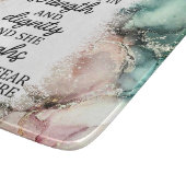 Planche À Découper Verset biblique chrétienne inspirant (Coin)