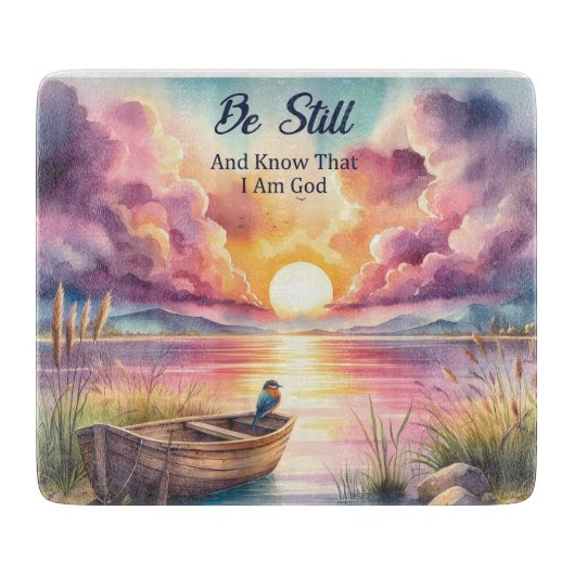 Planche À Découper Verset biblique chrétienne inspirant (Devant)
