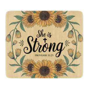 Planche À Découper Verset biblique chrétienne inspirant