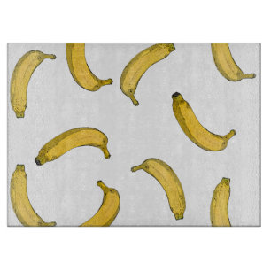 Planche À Découper Version de croquis de motif Banana