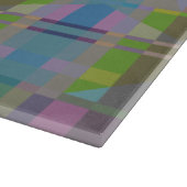 Planche À Découper Vert bleu violet géométrique (Coin)