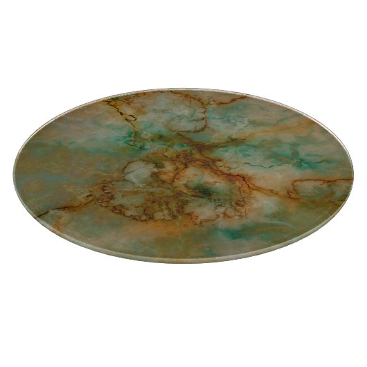 Planche À Découper Vert et marbre d'or (Coin)