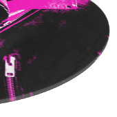 Planche À Découper Veste en cuir Pink table ronde (Coin)