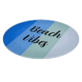 Planche À Découper Vibes De Plage, Bleues (Coin)