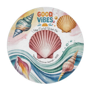 Planche À Découper Vibes d'été Retro Beach Illustration