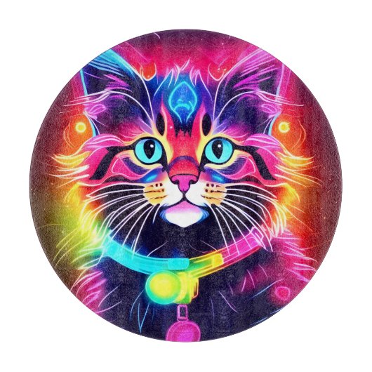 Planche À Découper Vibes Rainbow Cat (Devant)