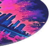 Planche À Découper Vibrant art de splash Cityscape (Coin)