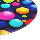 Planche À Découper Vibrant Bubble Pop Art (Coin)