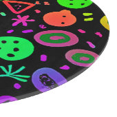 Planche À Découper Vibrant Neon Fruits Motif Art (Coin)