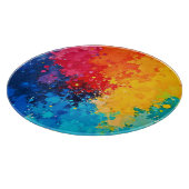 Planche À Découper Vibrant Watercolor Chaos Art (Coin)