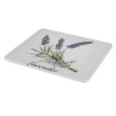 Planche À Découper Vie de plantes : Lavande, personnalisable (Coin)