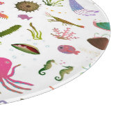 Planche À Découper Vie marine colorée (Coin)