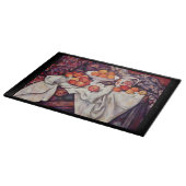 Planche À Découper Vie morte avec pommes et oranges (Coin)
