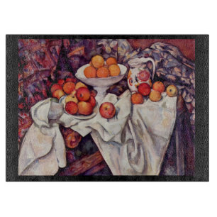 Planche À Découper Vie morte avec pommes et oranges